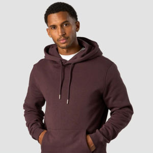 Sudadera con capucha de peso pesado para hombre con logotipo personalizado-Sudadera gruesa con hombros caídos en blanco, 400-500 GSM French Terry, ajuste de gran tamaño - Product Image 2
