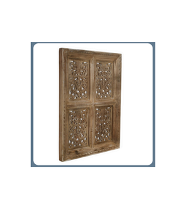 Artisanat indien écologique sculpté à la main cadre mural en bois MDF blanc énorme demande tenture murale en bois pour la décoration intérieure - Product Image 3