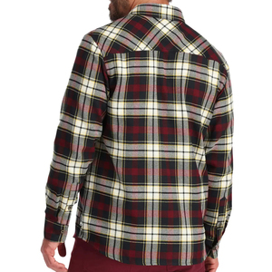 เสื้อเชิ๊ตผ้าสักหลาดสำหรับผู้ชายเสื้อเชิ๊ตผ้าสักหลาดลายสก็อตแนววินเทจ - Product Image 4