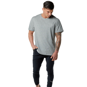T-shirts pour hommes de haute qualité 100% coton, respirants, écologiques, coupe classique, couleur unie, décontractés, tendance, vente en gros - Product Image 1
