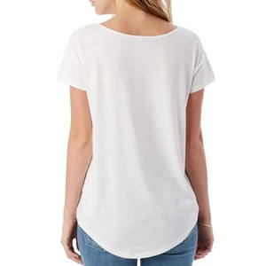 Vente chaude T-shirts durables pour femmes Crop top Concevez votre propre T-shirt haut court pour femmes - Product Image 5