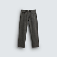 Celana Jeans Pria High Waist Tailored Straight Fit Regular 100% Katun Kancing Kualitas Premium Nyaman untuk Dipakai Sehari-hari Pesanan Grosir