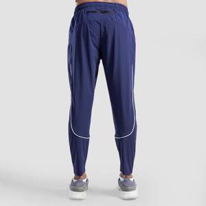 Pantalones Chino Momentum Azul Marino con Rayas Laterales, Personalizables, Corte Regular, Ligeros, de Lino y Pana, para Entrenamiento, Talla XL - Product Image 2
