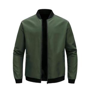 Chaqueta con Capucha y Cierre de Cremallera para Hombre, Estilo Casual y Deportivo, Color Sólido - Ropa Exterior Masculina Cómoda y Moderna - Product Image 2