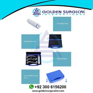 Laringoscopio Médico Veterinario Fibra Flexible Luz óptica Laringoscopio de metal Reutilizable Recto o doblado - Product Image 6