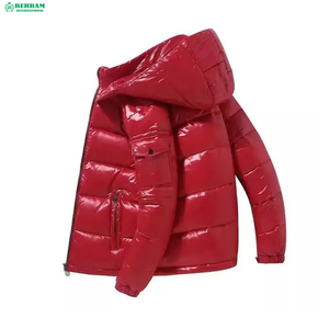 Manteaux d'hiver pour homme en coton brillant, style urbain, fabrication OEM européenne, vente en gros, écologiques, collection Behram International 2024 - Product Image 1