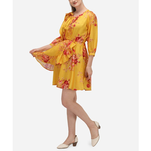 เดรสเสื้อยืดลำลองทรงหลวมมีกระเป๋าชายหาดลำลองของผู้หญิงเดรสทรงหลวมเรียบง่าย - Product Image 5