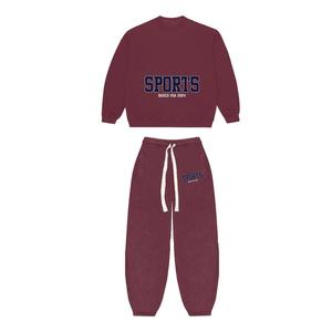 Conjuntos de chándal de moda de alta calidad para hombres Ropa de jogging personalizada Conjuntos de 2 piezas Traje de sudor ajustado de calidad premium - Product Image 1