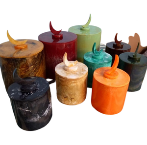 Hot Sale Hand-made Modern Luxury Resin <b>Kitchen</b> <b>Storage</b> Canister Dishwasher Safe Eco-Friendly for Sugar Tea Coffee - Product Image 6