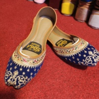 Sandales pour femmes QJ Impex de qualité supérieure, traditionnelles pakistanaises, multani, faites à la main, brodées, khussa, chaussures de mariage
