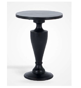 โต๊ะกาแฟด้านข้างโซฟาทำจากไม้ทรงกลมทำจากไม้เนื้อแข็งเฟอร์นิเจอร์ห้องนั่งเล่นทันสมัยทันสมัย - Product Image 1