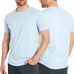 เสื้อยืดผ้าฝ้ายแขนสั้นสำหรับผู้ชายเสื้อทรงหลวมสะพายไหล่270 GSM - Product Image 3