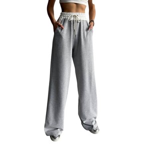 Femmes taille haute XL Gym Fitness Flare pantalon rayé côté survêtement Style pour l'hiver pour Yoga course cyclisme entraînement décontracté - Product Image 6