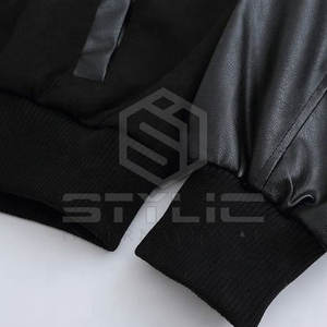 Vêtements décontractés Vestes Varisty en strass à manches en cuir confortables Vestes d'hiver Varisty en strass nouveau meilleur design - Product Image 5