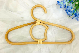 Style personnalisé rotin bébé cintre vêtements pas cher prix enfant enfant rotin cintres enfant fabriqué par vietnamien FBA Amazon - Product Image 4