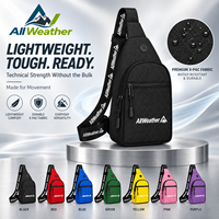 Sac bandoulière compact et léger personnalisé en X-PAC, résistant à l'eau, avec rangement multi-couches pour les voyages