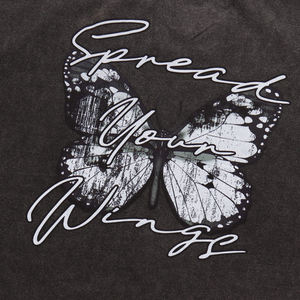 2025 New Fashion Wear Cheap Price Men Acid Wash T Shirt for Adults <b>Top</b> Ranking Product Men <b>Distressed</b> T Shirt - Product Image 5