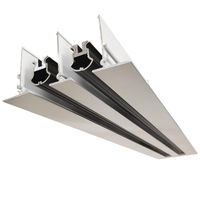 Pièces du système HVAC Grille de ventilation 2 fentes linéaires Diffuseur Plafond décoratif Planchers muraux Conduit Évent d'aération Couvercle d'évent AC