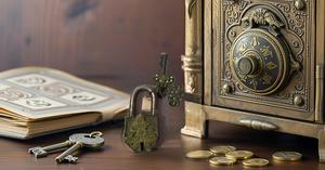 Functional Black King Brass Padlock with <b>Keys</b> Working Brass Made <b>Lock</b> - Product Image 5