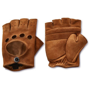Gants en cuir vintage pour homme, style 2025, pour l'hiver, pour l'extérieur, tendance, garde au chaud - Product Image 5