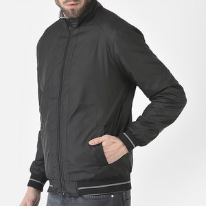 Chaqueta bomber de manga larga para hombre con el mejor diseño con estampado de logotipo personalizado de talla grande 6XL 7XL 8XL, chaqueta bomber para venta en línea - Product Image 3