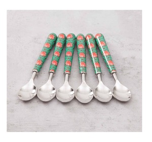 ชุดมีดสแตนเลสสตีลดีไซน์แบบแฮนด์เมดไม่เหมือนใครชุดเครื่องใช้บนโต๊ะอาหารจากอินเดีย - Product Image 1