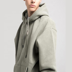Sudadera con Capucha Unisex Personalizada, de Color Sólido, con Mangas Raglán, Bolsillo Canguro, Estilo Casual Urbano, para Invierno, 100% Algodón - Product Image 5