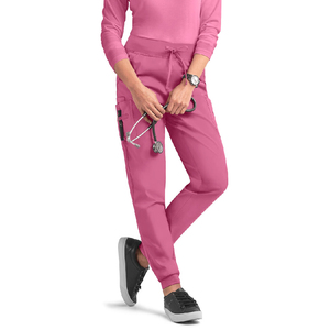 Haute couture élastique gommage Joggers pantalon hôpital vêtements de travail haut et pantalon uniforme pour animaux de compagnie hôpital - Product Image 4
