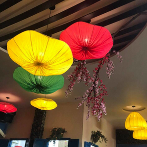 Lanterne en soie de bambou vietnamienne lanterne de haute qualité tenture murale pour la décoration de fête et les vacances de lanterne - Product Image 3