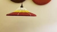Lampe suspendue en macramé moderne et colorée sur mesure avec couleur et design personnalisés, éclairage LED fabriqué en Inde, prix bas