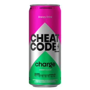 Bebida Energética con Sabor a Cereza y Ginkgo Cheat Code Charge Lata de 0,33L - Product Image 1
