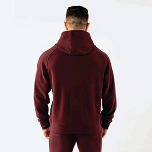 Sudadera con capucha de lana polar para hombre Otoño Invierno American Letter-Printed Hem Diseño de cordón ajustable Sudadera con capucha - Product Image 5