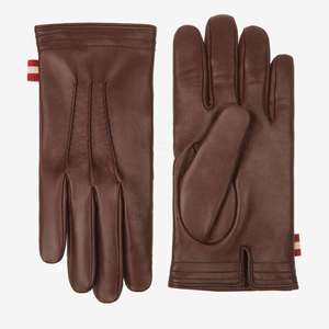 2025 nouveaux gants en cuir pour hommes de mode avec doublure en laine gants à écran tactile pour l'hiver voyage en plein air Style uni - Product Image 3