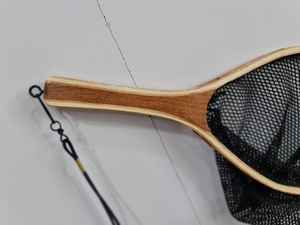 Red de Aterrizaje para Pesca con Mosca al Aire Libre, Red de Trucha, Marco de Madera con Red de Goma Fundida a Mano, Red de Pesca para Aterrizaje de Thor - Product Image 5