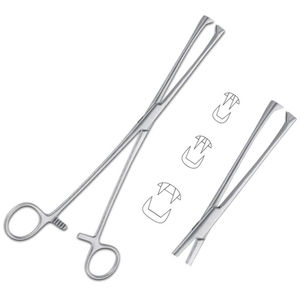 Tenáculo Uterino Manual de Acero Inoxidable, Certificado CE Clase II, Museux, Pinza de Una Sola Punta, Recta, Afilada, Calidad Premium - Product Image 2