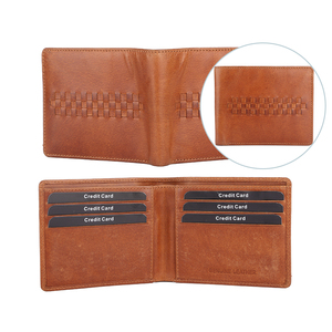 Cartera de cuero para hombre al por mayor con tarjetero, cartera para caballero de la India para exportación, cartera bifold elegante y duradera - Product Image 5