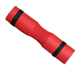 Coussin de squat réglable respirant antidérapant robuste en tissu nylon pour la musculation en salle de sport avec support de cou et d'épaule en caoutchouc à boucle et crochet - Product Image 1