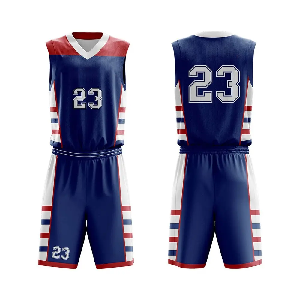 Club Custom Design Sublimation Basketball Jersey Uniform Basketball Uniform with No Design Limitations Jersey set