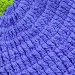 Vêtements en laine pour bébé en gros, tenue de photographie en laine tricotée au crochet, motif dinosaure de dessin animé, bonnet d'hiver - Product Image 6