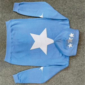 Sweat à capuche en coton à fibres naturelles, écologique, uni, streetwear, pull molletonné épais, tendance, vente en gros USA Europe - Product Image 3