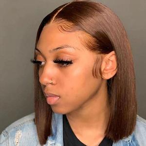 Prix de gros Super Double Drawn Virgin Remy Extensions de cheveux humains vietnamiens coudre dans la trame de cheveux paquets de tissage brun foncé - Product Image 4