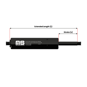 Resorte de Gas Universal Industrial de Alta Precisión, Fabricado en Turquía, Listo para Usar, Pistón de Amortiguador, 414 mm - 16.38 Pulgadas de Longitud, 750N 100N - Product Image 2