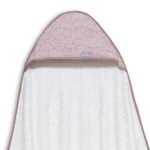 Serviette de bain en mousseline 400 GSM 100x100 imprimée Mod. Estrellas Rose Foncé avec Motif Enfant en Coton - Product Image 1