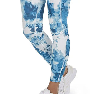 Mallas deportivas personalizadas de alta calidad para mujer, mallas de sublimación elásticas sin costuras, venta en línea, Material de LICRA para niñas - Product Image 2