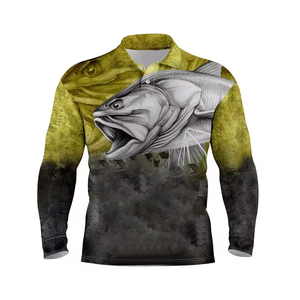 Camisetas de pesca sublimadas personalizadas de alta calidad, diseño de manga larga de secado rápido, logotipo, tamaño XXS, poliéster, precios razonables - Product Image 3