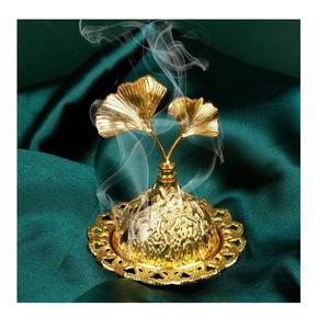 เครื่องเผาธูปโลหะสีทองอุปกรณ์ตกแต่งทางศาสนาที่ทันสมัยดีไซน์หรูหราสำหรับงานเลี้ยงงานแต่งงานในบ้าน - Product Image 3