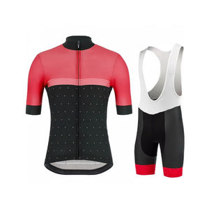 Ensemble de maillots de cyclisme à séchage rapide pour hommes Design personnalisé Combinaison de cyclisme à manches courtes Vêtements de cyclisme Uniforme de sport - Product Image 5