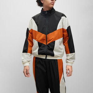 Conjunto Deportivo de Dos Piezas de Nailon y Poliéster Personalizado para Verano, Chándal, Chaqueta Cortavientos, Conjunto Deportivo para Hombre - Product Image 3