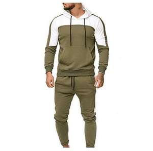 Conjunto Deportivo Informal Ajustado de 2 Piezas, Chándal Deportivo para Adultos, Conjuntos Deportivos para Correr, Chándales de Nailon y Poliéster - Product Image 4