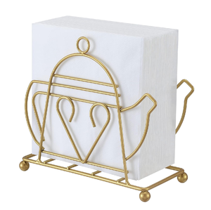 Brass Tissue holder Round Crafts Brass Tissue Stand for Hotel Restaurant Kitchen Tabletop <b>Storage</b> Item - Product Image 6